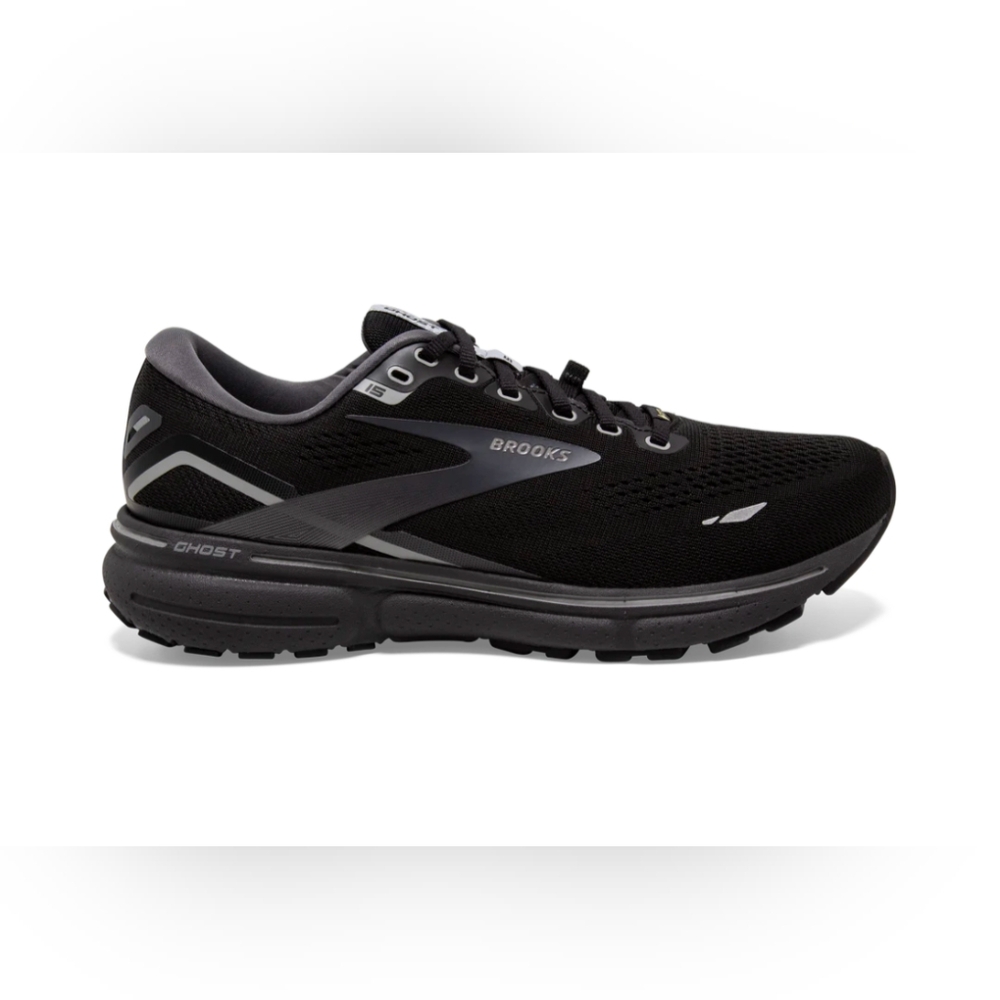 Brooks Black and Gray Athletic Sneakers